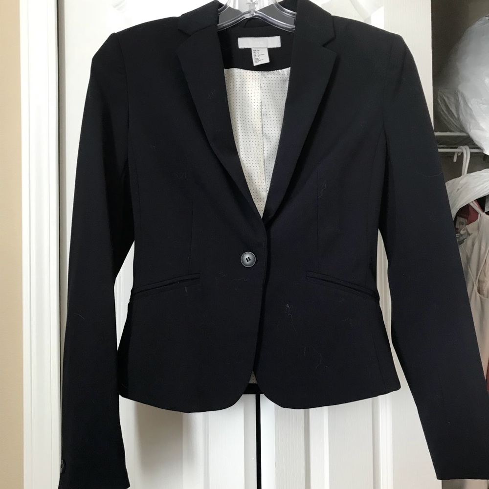 H&M Navy blue suit set